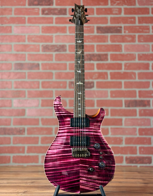 PRS Custom 24-08 10-Top Electric Guitar - Pomegranate with Stained Neck