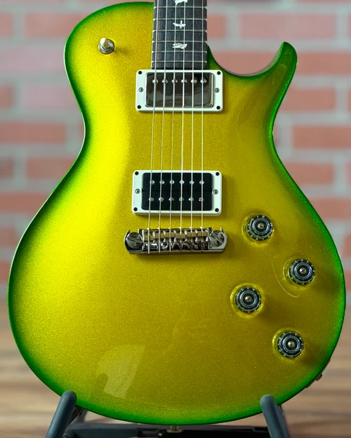 PRS Tremonti Signature Sprayer's Choice Electric Guitar - Custom Leprechaun Tooth with Lime Green Burst