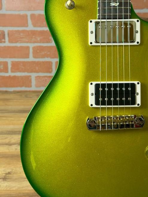 PRS Tremonti Signature Sprayer's Choice Electric Guitar - Custom Leprechaun Tooth with Lime Green Burst