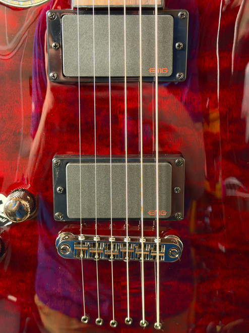 Schecter Hellraiser C-1 Left-Handed Electric Guitar - Black Cherry