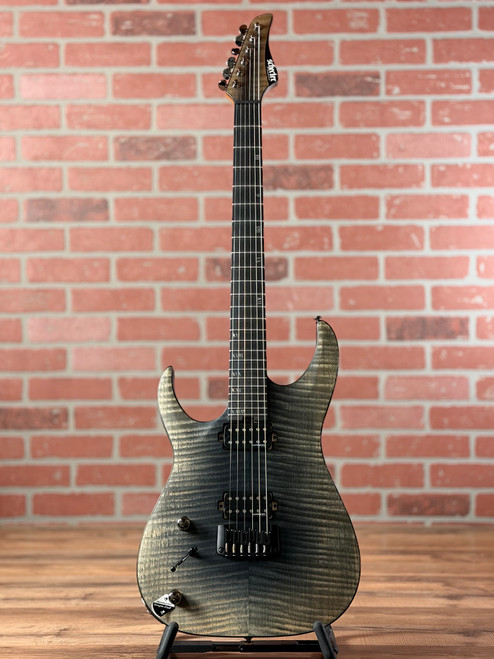Schecter Banshee MACH-6 FOB Left-Handed Electric Guitar - Fallout Burst