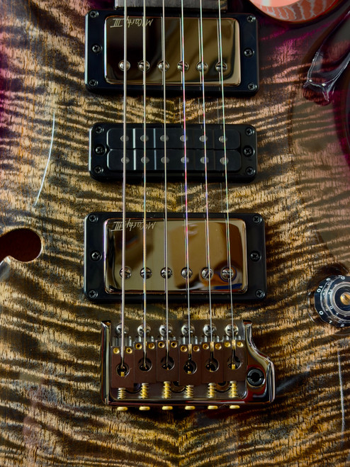 PRS Special Semi-hollow Mango Top Limited Edition Electric Guitar - Charcoal Purple Burst