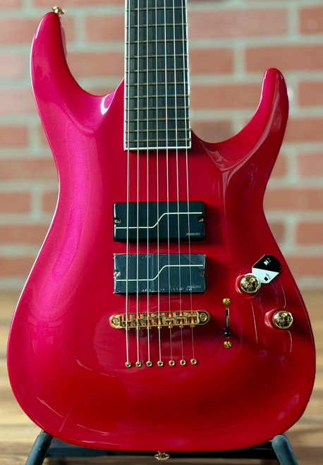 ESP LTD SC-607B Stephen Carpenter Signature 7-string Baritone Electric Guitar - Magenta