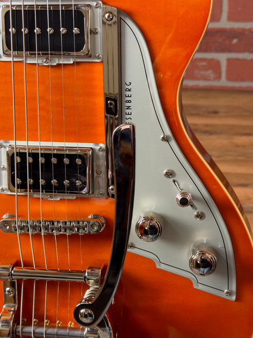 Duesenberg Starplayer CBR Semi-hollowbody Electric Guitar - Transparent Orange