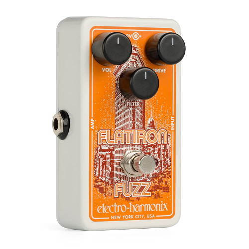 Electro-Harmonics Flatiron Fuzz Pedal | Classic Op-Amp Powered Fuzz/Distortion