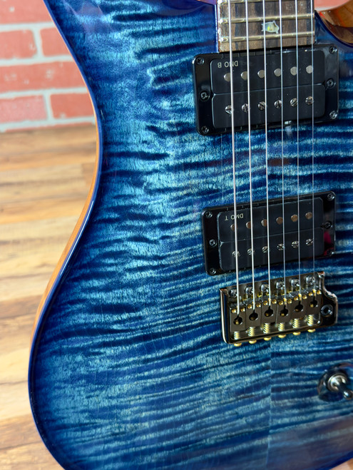 PRS Custom 24-08 10-Top Electric Guitar - Private Stock Custom Blue (with Stained Neck)