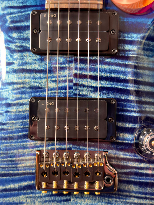 PRS Custom 24-08 10-Top Electric Guitar - Private Stock Custom Blue (with Stained Neck)