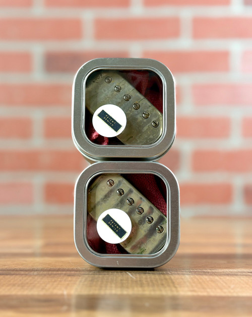 Copy of Pin-Up Custom Guitars Nickel "Patent Denied" Custom Humbucker Set - Rough Cast Alnico V - Aged