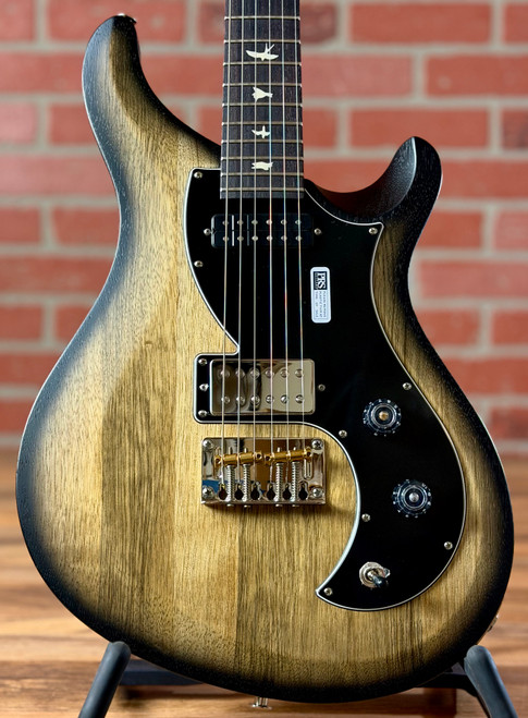 PRS S2 Vela Black Limba Limited Edition Electric Guitar - Natural Smokeburst
