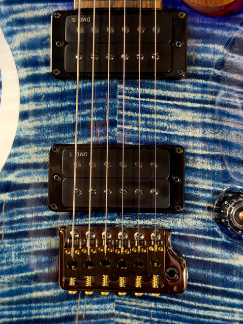 PRS Custom 24-08 Sprayer's Choice 10-Top Electric Guitar - Private Stock Custom Blue (with Stained Neck)
