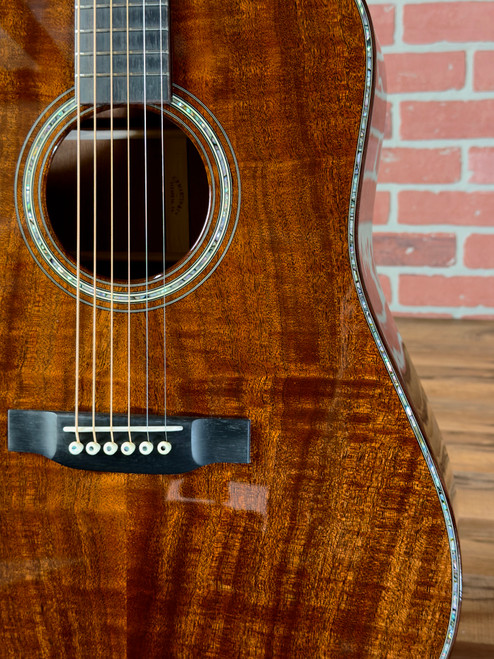 Martin Custom Shop 2026 NAMM Show Special 14-Fret Dreadnought Acoustic Guitar - Quilted Sapele