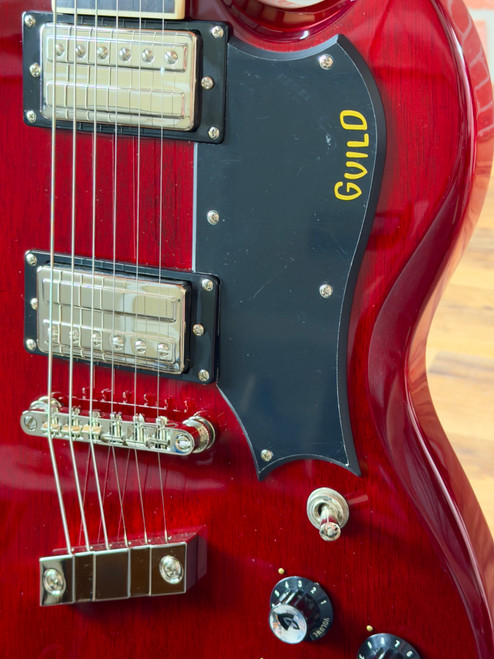 Guild Polara Deluxe Electric Guitar - Cherry Red