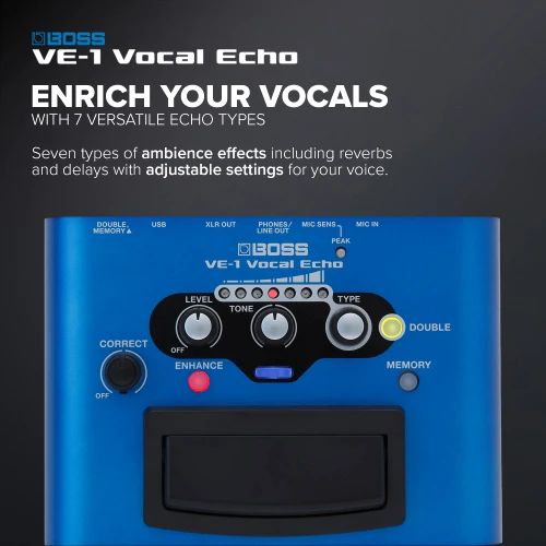 Boss VE-1 Vocal Echo Pedal