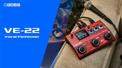 Boss VE-22 Vocal Performer | Vocal Effects & Looper Pedal