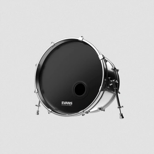 Evans EMAD 24" Reso-Side Drumhead | Black (Ported)