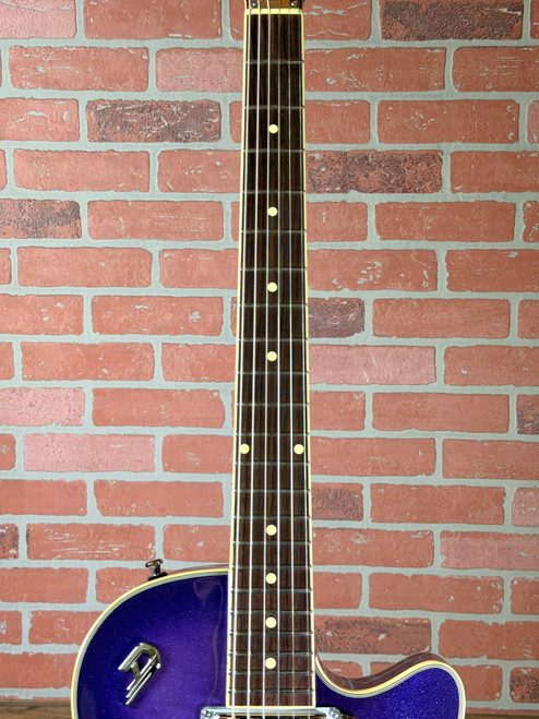 Duesenberg Starplayer TV Semi-hollowbody Electric Guitar - Galaxy Purple Burst (Store Demo)
