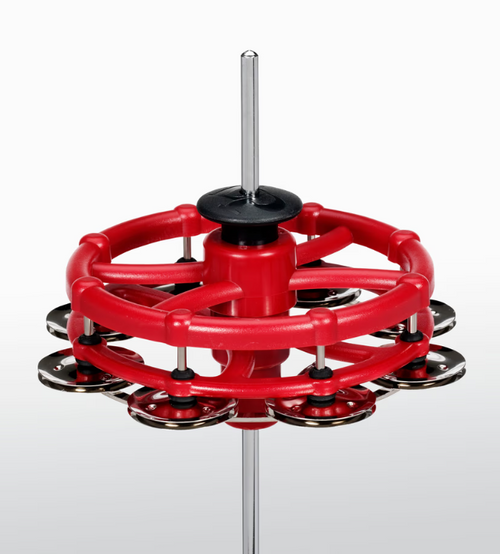 Latin Percussion Click Mutable Hi-Hat Tambourine - Red