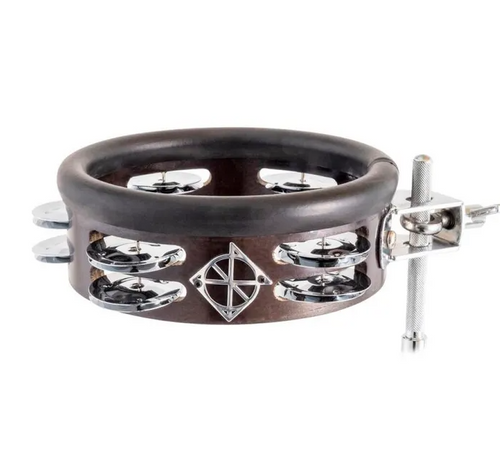 Dixon Little Roomer 6" Wood Tambourine - Black Coal
