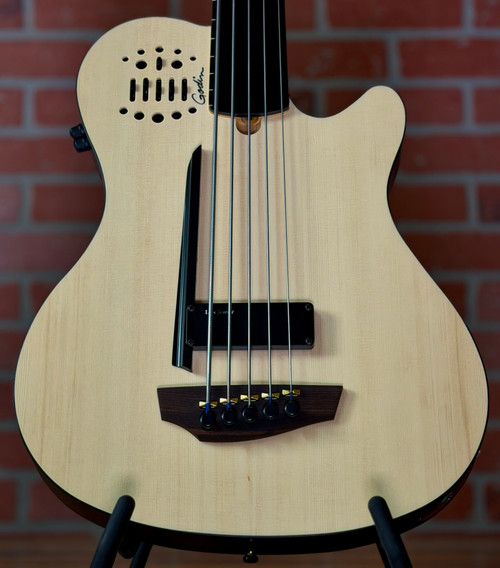Godin A5 Ultra 5-string Fretless Acoustic-electric Bass Guitar - Natural