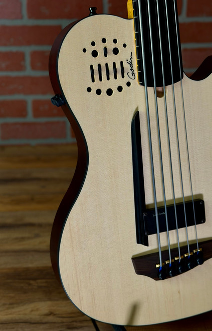 Godin A5 Ultra 5-string Fretless Acoustic-electric Bass Guitar - Natural
