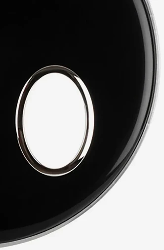 Bass Drum O's 22" Ebony Kick Drumhead W/ Dual 4"x 6" Portholes