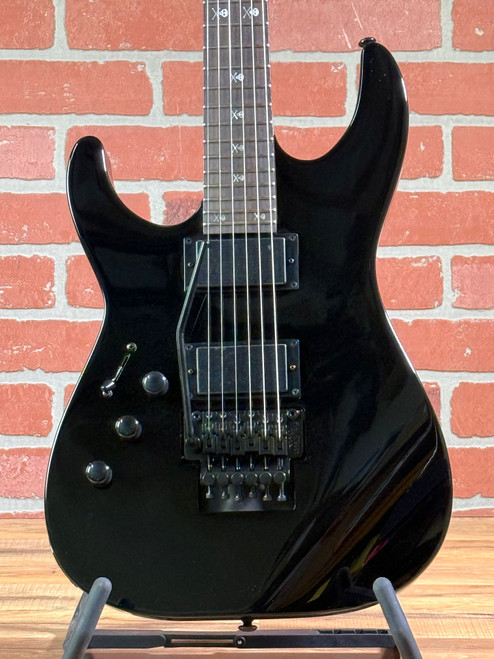 ESP LTD KH-202 Kirk Hammett Left-Handed Electric Guitar - Black  (with Floyd Rose)