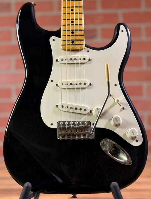 Pin-Up Custom Guitars #273 "Angela" S-style Electric Guitar - Aged Black Nitro