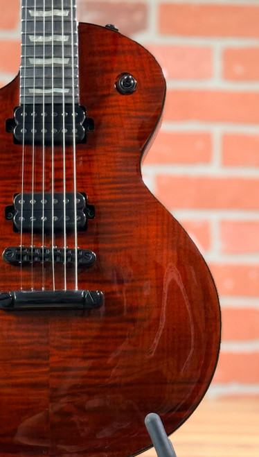 ESP LTD EC-1001 Deluxe Left-Handed Electric Guitar - Tiger Eye