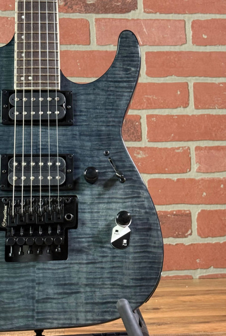 ESP LTD M-200FM Electric Guitar - See Thru Black (with Floyd Rose)
