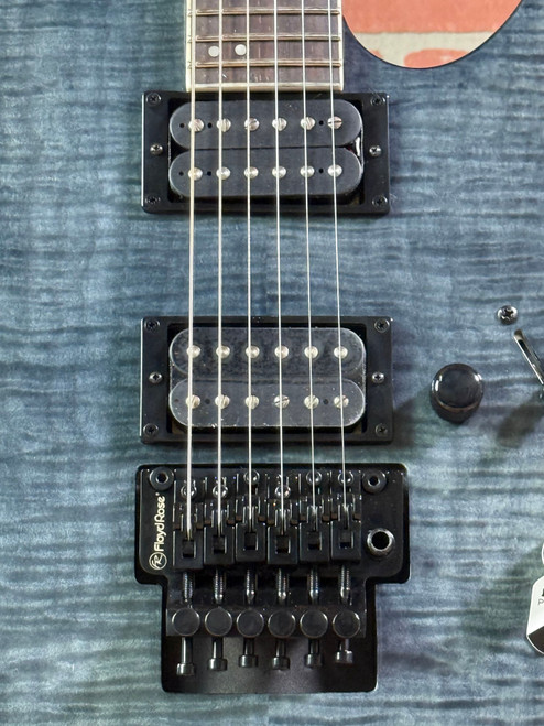 ESP LTD M-200FM Electric Guitar - See Thru Black (with Floyd Rose)
