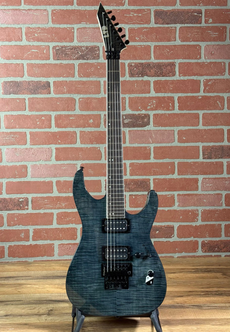 ESP LTD M-200FM Electric Guitar - See Thru Black (with Floyd Rose)