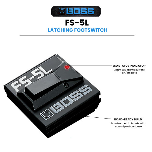 Boss FS-5L Latching Footswitch