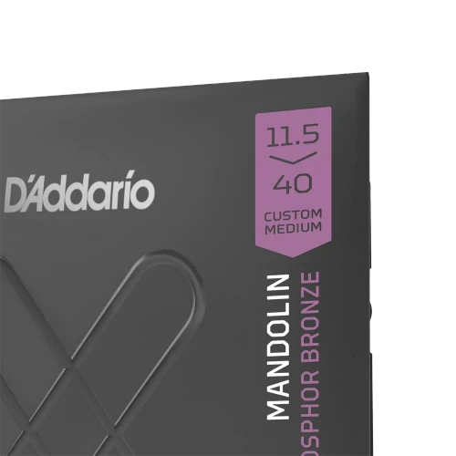 D'Addario XT Coated Phosphor Bronze Mandolin Strings | Custom Medium | 11.5-40 (3-packs)