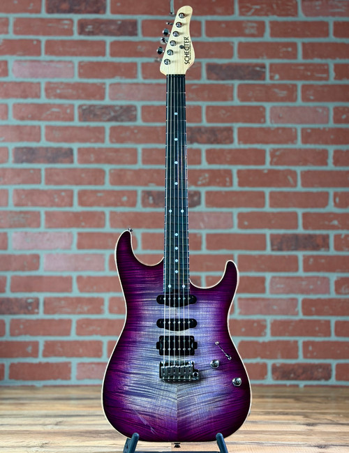 Schecter USA Custom Shop Sunset Custom II Electric Guitar - Purple Burst