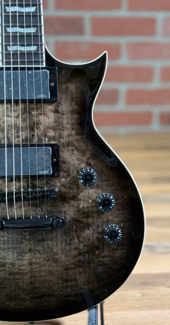ESP LTD EC-400 QM Electric Guitar - See Thru Black