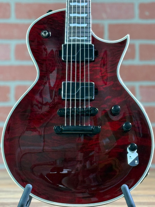 ESP LTD EC-1000 Deluxe Electric Guitar - See Thru Black Cherry