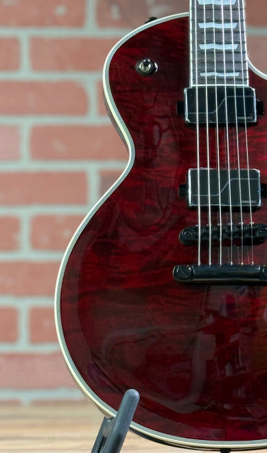 ESP LTD EC-1000 Deluxe Electric Guitar - See Thru Black Cherry