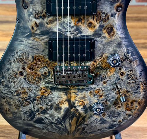 PRS S2 Custom 24 Limited Edition Electric Guitar – Poplar Burl Charcoal Burst
