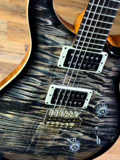 PRS Custom 24 "Birds of a Feather" Limited Edition Electric Guitar - Private Stock Charcoal Microburst (Natural Back & Binding)