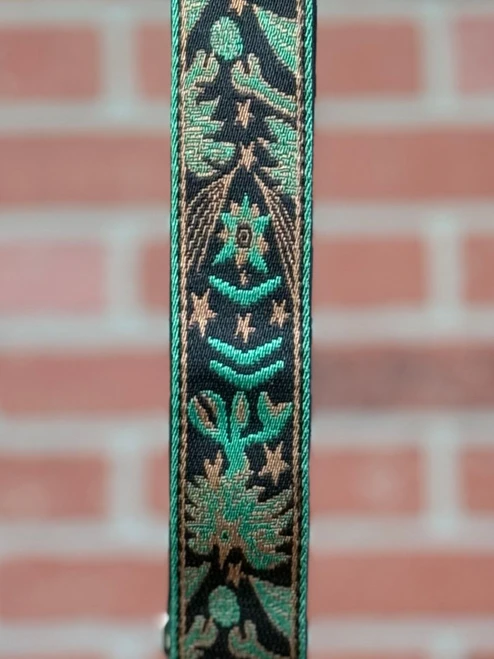 Tetherax Neoback RagTop Vintage Jacque Weave Leather-End Strap -  Green, Brown, Black