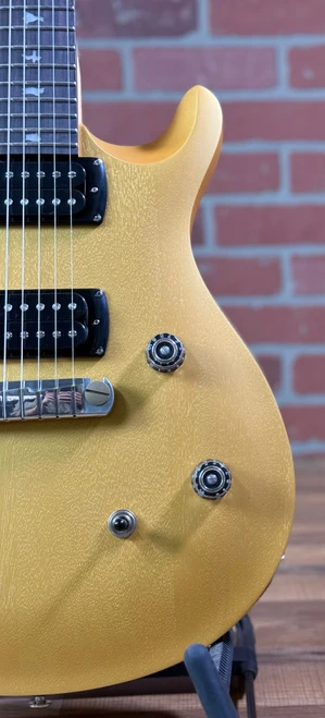 PRS SE CE 24 6-String Stoptail Electric Guitar w/ Gigbag - Metallic Gold Satin