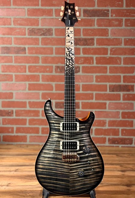 PRS Custom 24 "Birds of a Feather" Limited Edition Electric Guitar - Charcoal Microburst (w/ Natural Back & Binding)