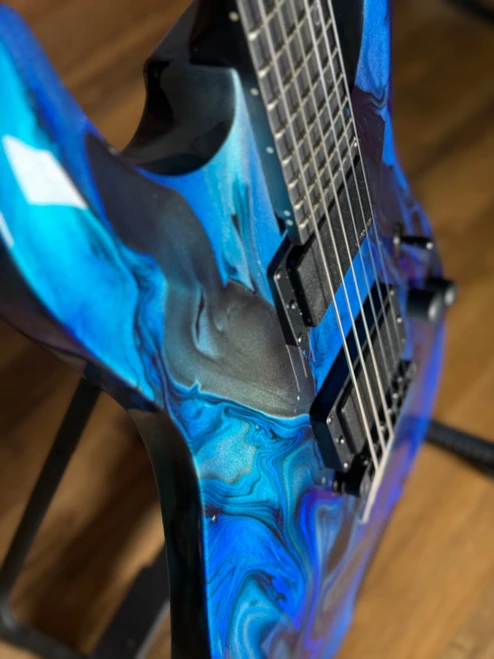 Schecter Hydro-Dip 6-String Electric Guitar - Midnight Tide S/N RN26040648
