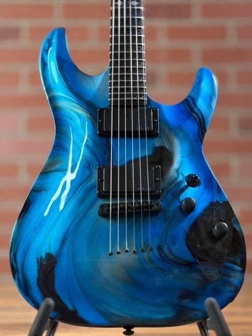 Schecter Hydro-Dip 6-String Electric Guitar - Midnight Tide S/N RN26040694