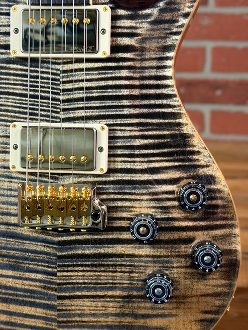 PRS Wood Library McCarty 594 Tremolo 10-Top Electric Guitar - Charcoal