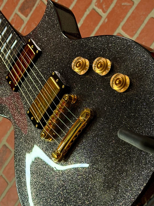 ESP USA Eclipse Electric Guitar - Black Sparkle