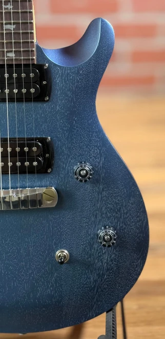 PRS SE CE24 Standard Satin Stoptail Electric Guitar - Metallic Ice Blue Satin