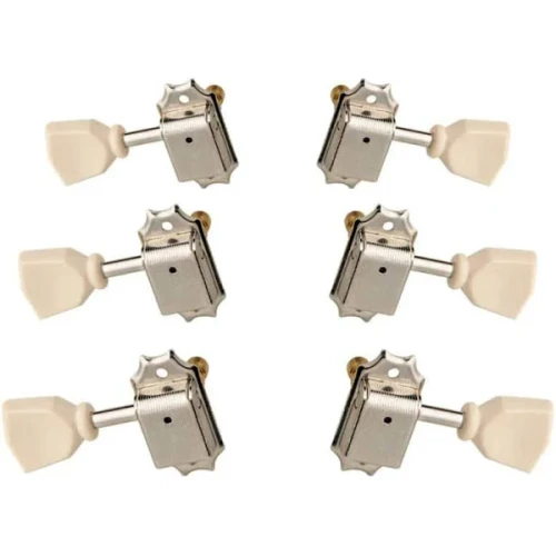 PRS Phase III Vintage Style Non-Locking Tuners | Nickel with Wing Buttons