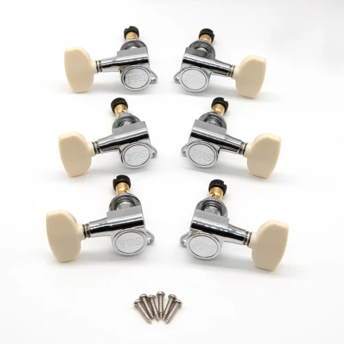PRS SE Locking Tuners | Chrome with Ivory Wing Buttons