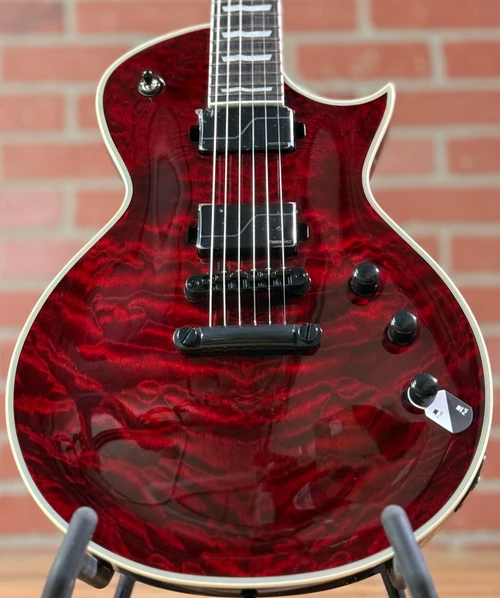 ESP LTD EC-1000 Deluxe Electric Guitar - See Thru Black Cherry
